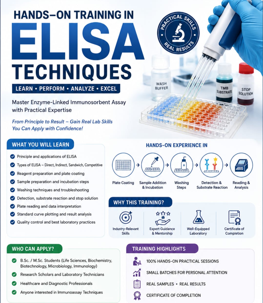 ELISA techniques training brochure