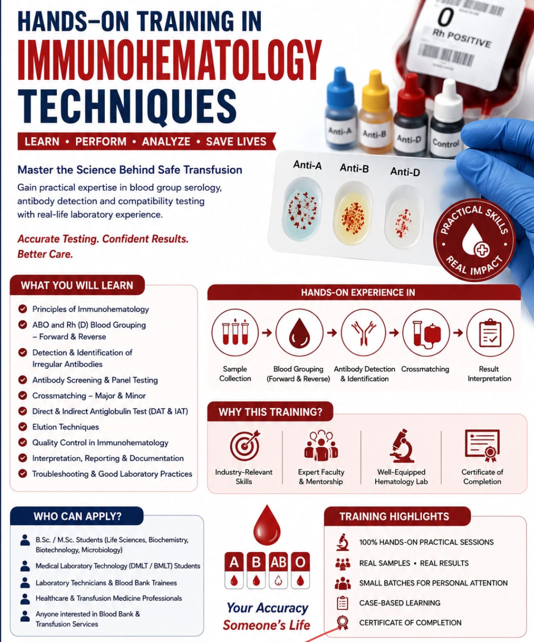 Immunohematology techniques brochure