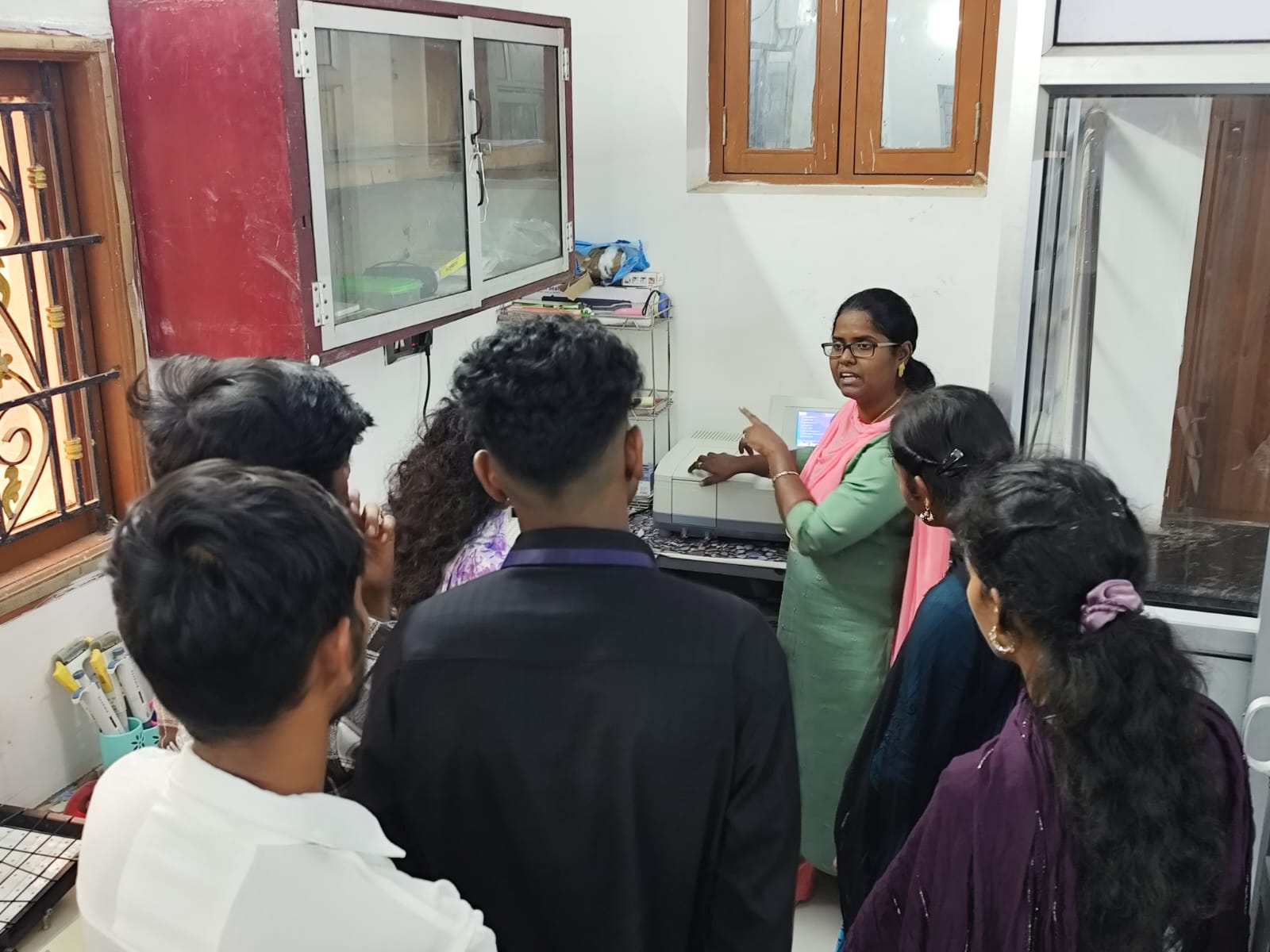 Spectrophotometer training session